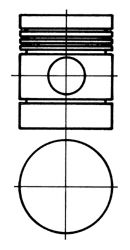 Поршень KOLBENSCHMIDT 91127600