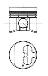 Поршень KOLBENSCHMIDT 91429620