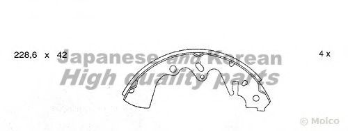 Комплект тормозных колодок ASHUKI 1050-3003