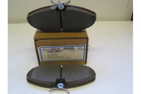Комплект тормозных колодок, дисковый тормоз ASHUKI 1080-0801