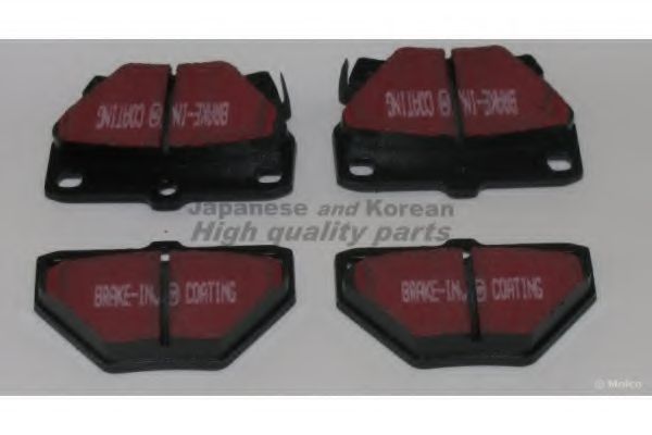 Комплект тормозных колодок, дисковый тормоз ASHUKI 1083-8102A