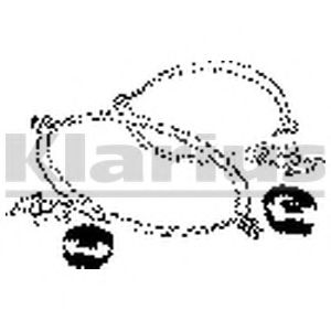 Кронштейн, система выпуска ОГ KLARIUS BMP20