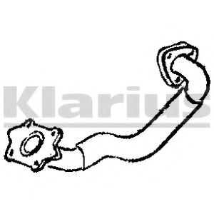 Труба выхлопного газа KLARIUS 301878