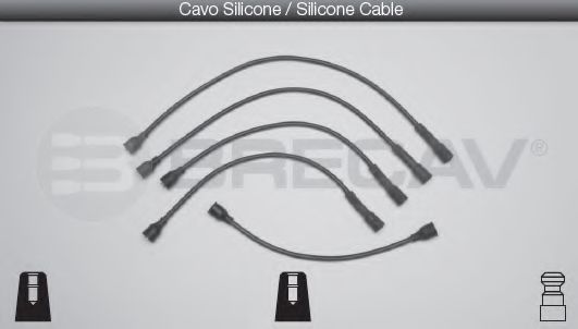 Комплект проводов зажигания BRECAV 03402