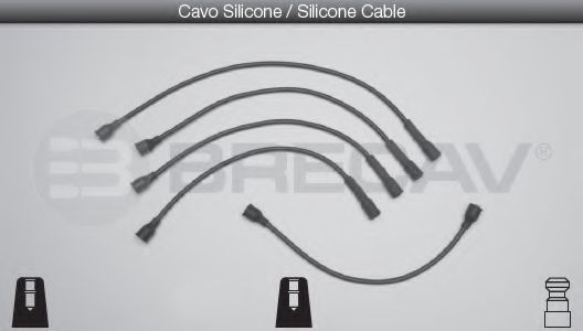 Комплект проводов зажигания BRECAV 06.416