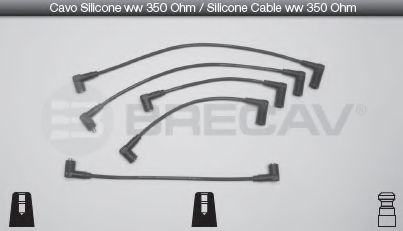 Комплект проводов зажигания BRECAV 06.569