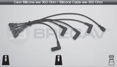 Комплект проводов зажигания BOUGICORD 7297