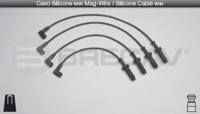 Комплект проводов зажигания BRECAV 10.513