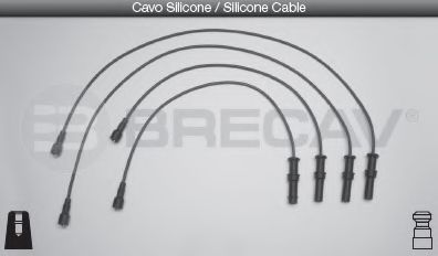Комплект проводов зажигания BRECAV 35.509