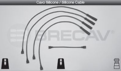 Комплект проводов зажигания BRECAV 40504