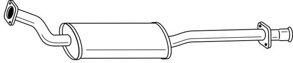 Труба выхлопного газа MTS 16220