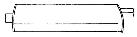 Средний глушитель выхлопных газов SIGAM 50461