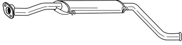 Средний глушитель выхлопных газов SIGAM 72405