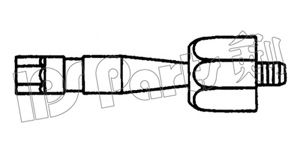 Осевой шарнир, рулевая тяга IPS Parts ITR-102230