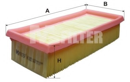 Воздушный фильтр MFILTER K 182