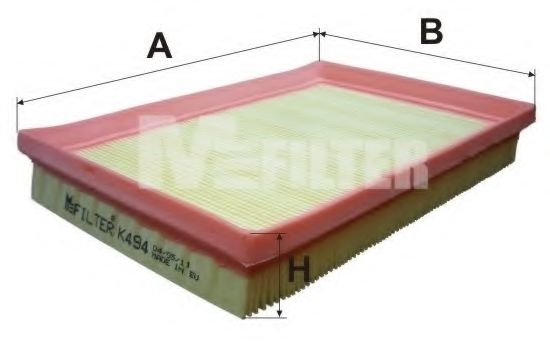 Воздушный фильтр MFILTER K 494
