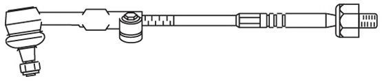 Поперечная рулевая тяга FRAP T/588