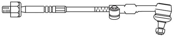 Поперечная рулевая тяга FRAP T/589