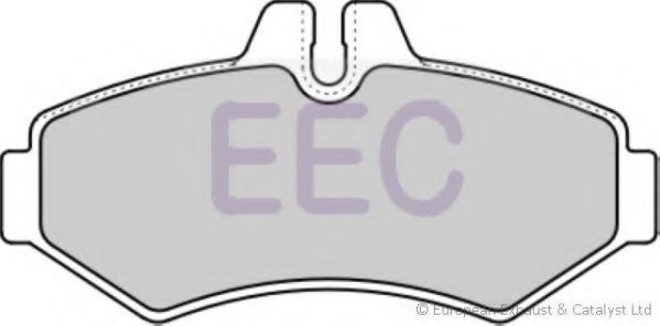 Комплект тормозных колодок, дисковый тормоз EEC BRP1104