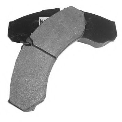 Комплект тормозных колодок, дисковый тормоз VEMA 4444395