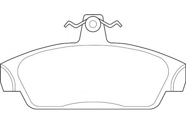 Комплект тормозных колодок, дисковый тормоз WAGNER WBP21518A