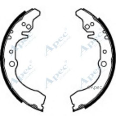 Тормозные колодки APEC braking SHU572