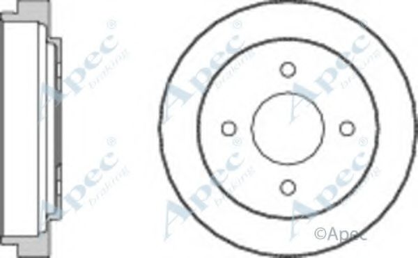 Тормозной барабан APEC braking DRM9907
