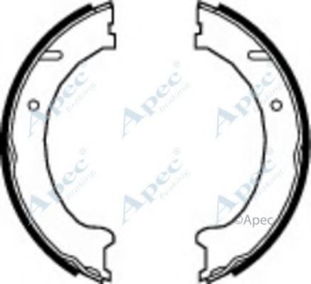 Тормозные колодки APEC braking SHU569