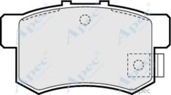 Комплект тормозных колодок, дисковый тормоз APEC braking PAD680