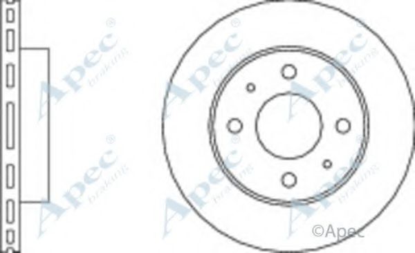 Тормозной диск APEC braking DSK226