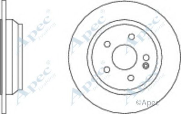 Тормозной диск APEC braking DSK2263