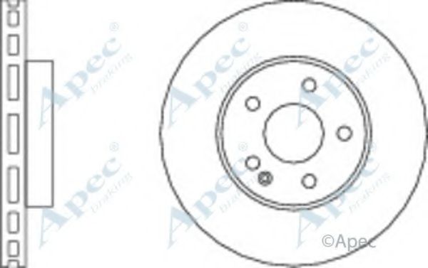 Тормозной диск APEC braking DSK2289