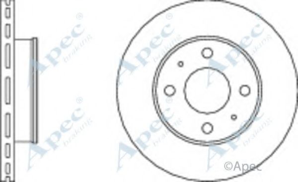 Тормозной диск APEC braking DSK2214