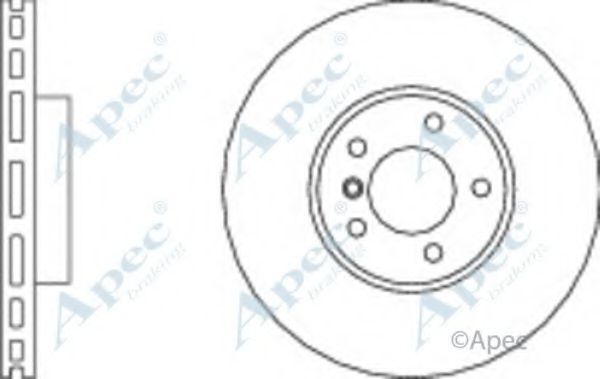 Тормозной диск APEC braking DSK2599