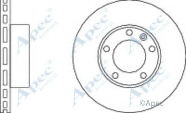 Тормозной диск APEC braking DSK2092