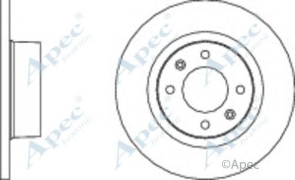 Тормозной диск APEC braking DSK2097