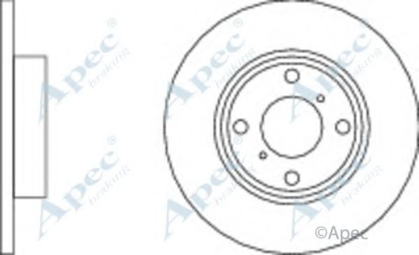 Тормозной диск APEC braking DSK2110