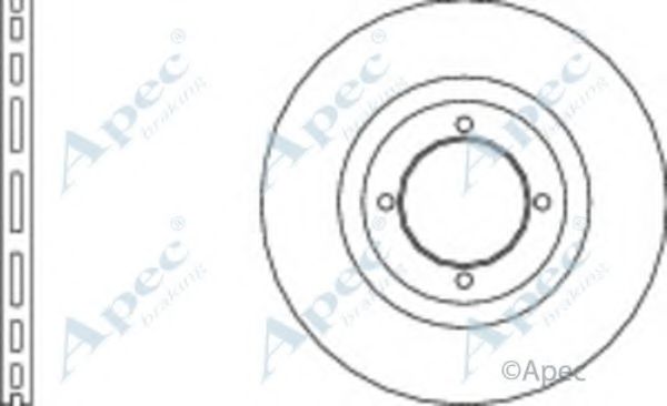 Тормозной диск APEC braking DSK2113
