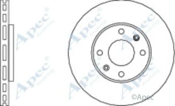 Тормозной диск APEC braking DSK2136