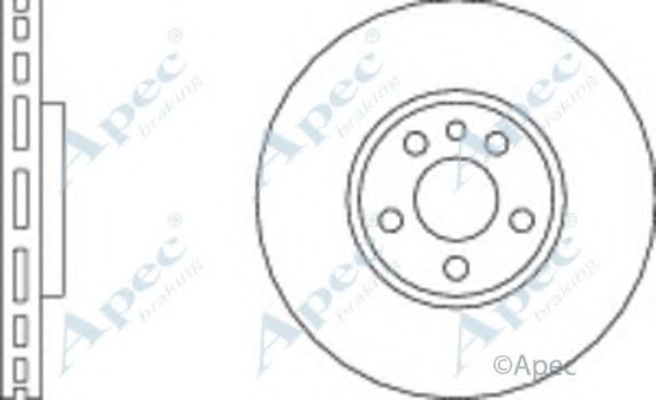 Тормозной диск APEC braking DSK2205