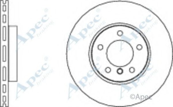 Тормозной диск APEC braking DSK2705