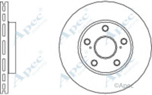 Тормозной диск APEC braking DSK2741