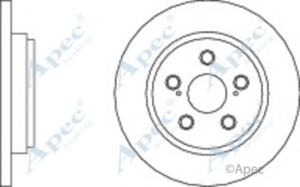 Тормозной диск APEC braking DSK2790