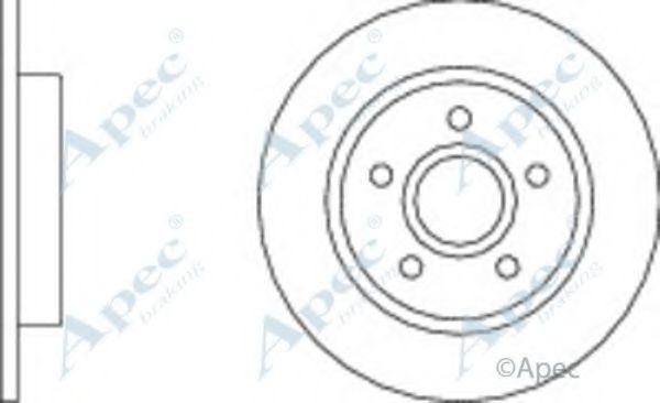 Тормозной диск APEC braking DSK2926