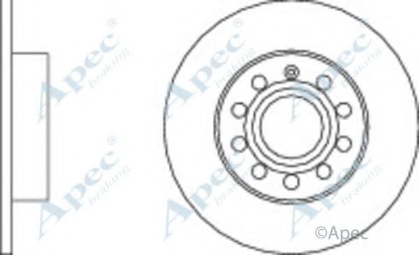 Тормозной диск APEC braking DSK2929