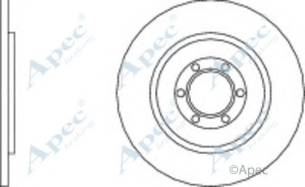 Тормозной диск APEC braking DSK293