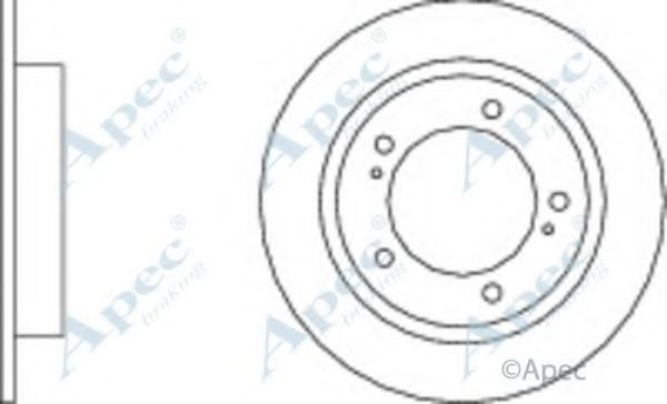 Тормозной диск APEC braking DSK2941