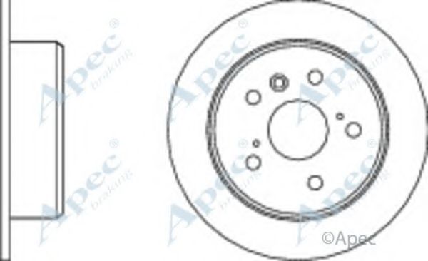 Тормозной диск APEC braking DSK711
