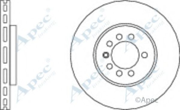 Тормозной диск APEC braking DSK794