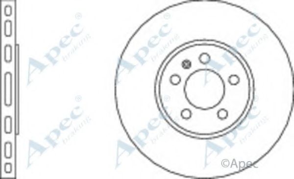 Тормозной диск APEC braking DSK924